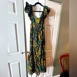 H&M Jungle Print Maxi Dress. Size XL.